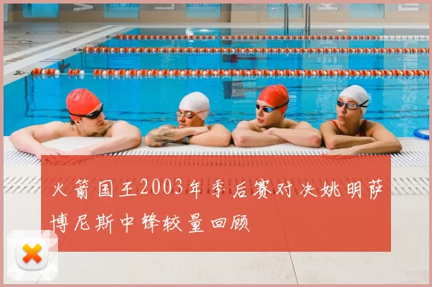 火箭国王2003年季后赛对决姚明萨博尼斯中锋较量回顾